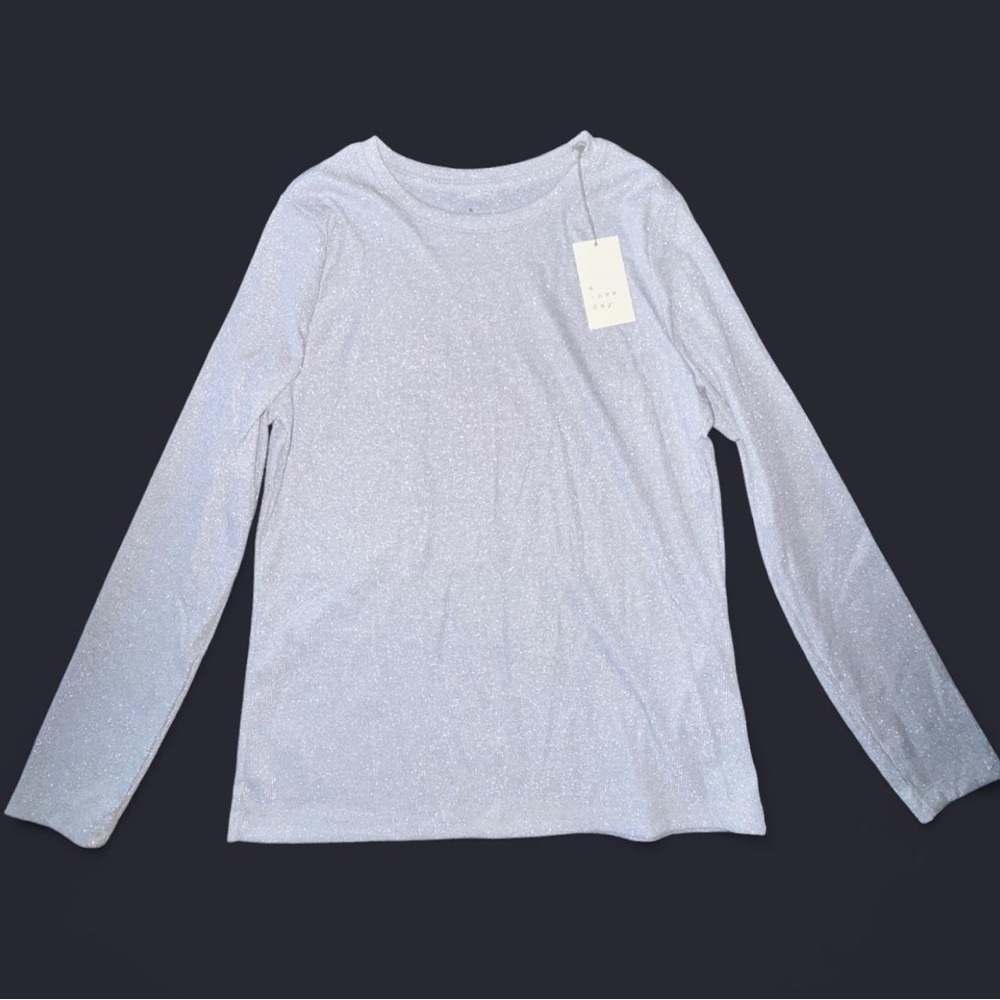 A New Day Silver Long Sleeve Tee